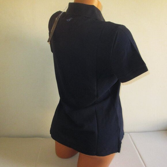 RENWICK Golf Pima Cotton Polo Shirt Size XS Short Sleeve Solid Pique Navy $90 - Picture 7 of 9